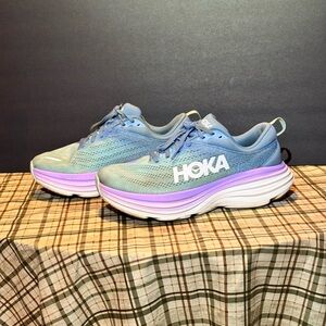 Hoka Women's Athletic Shoes in Blue and Lavender